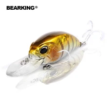 Retail hot model A+ fishing lure BearKing new crank 65mm&16g 5color for choose dive 10-12ft,2.8-3.2m fishing tackle hard bait