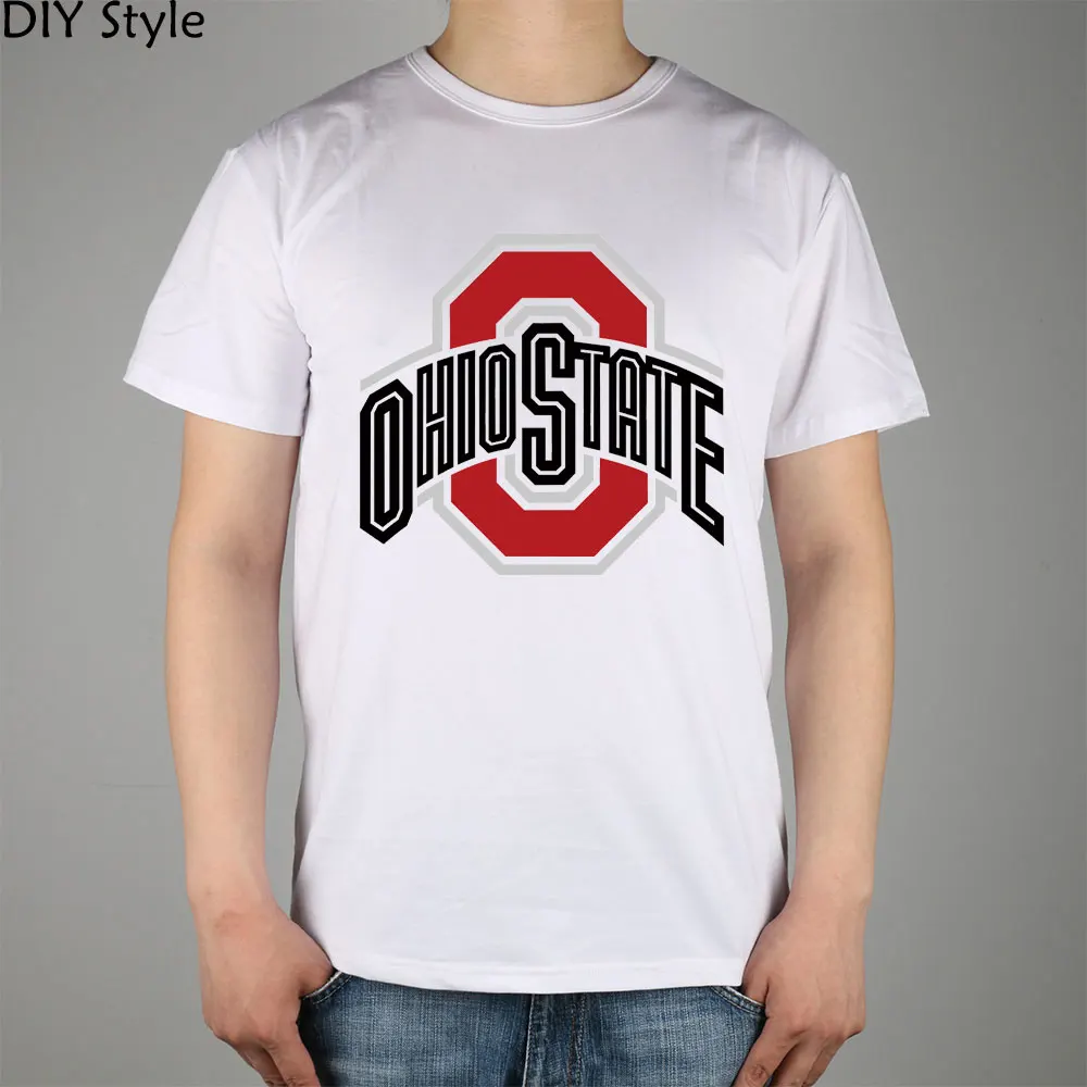 NEWV OHIO STATE UNIVERSITY t shirts short sleeves high quality Fashion Brand t shirt menin T