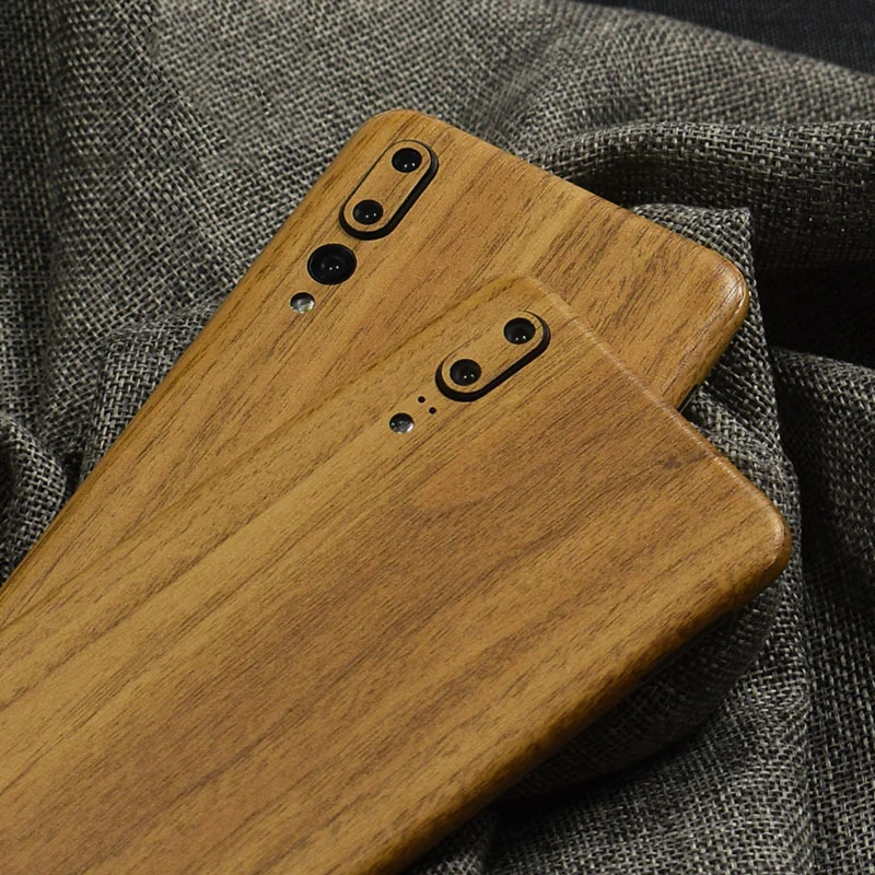 

Wood Grain Decorative For Huawei P10 P20Pro Mobile Mate10 Frosted Protector For Mate10 P30Pro Back Film Stickers With Gift