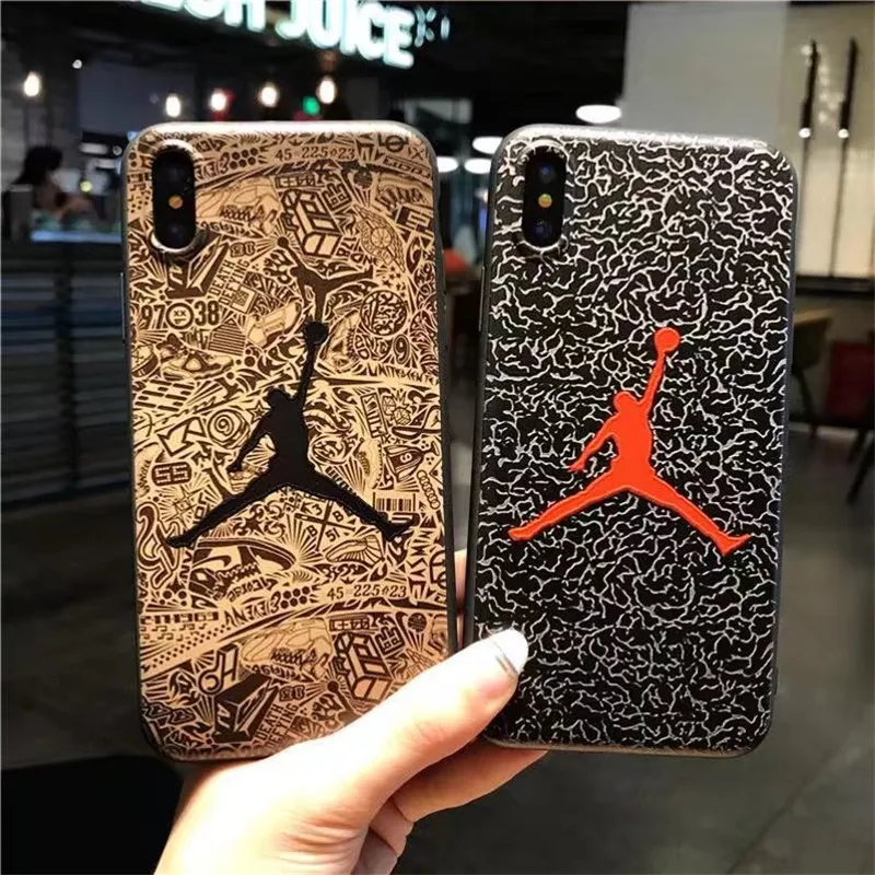 3D relief Michael Air Jordan 23 Basketball Case for iPhone
