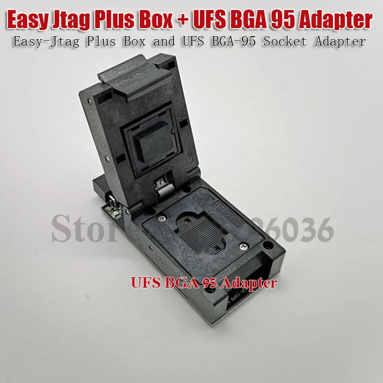 Последняя версия легкий Jtag Plus Box Easy-Jtag Plus Box+ UFS BGA 95 адаптер