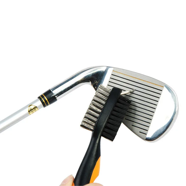 Golf Club Brush Golf Groove Cleaning Brush 2 Sided Golf Putter Wedge