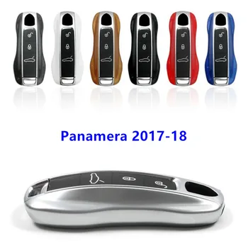 

Car Personality Key Case Decoration For Porsche Panamera 2017-18 ABS Key Holder Housekeeper Organizer Modified Accessories
