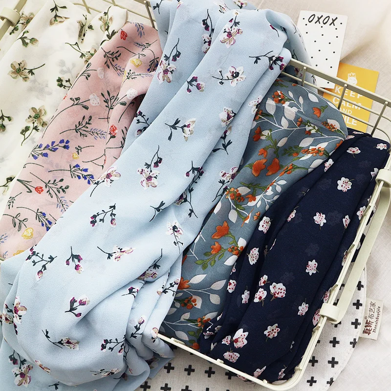 

Chiffon fabric print chiffon dress clothing fabric Sewing upholstery Polyester Fabric for DIY Dress Skirt material Fabric