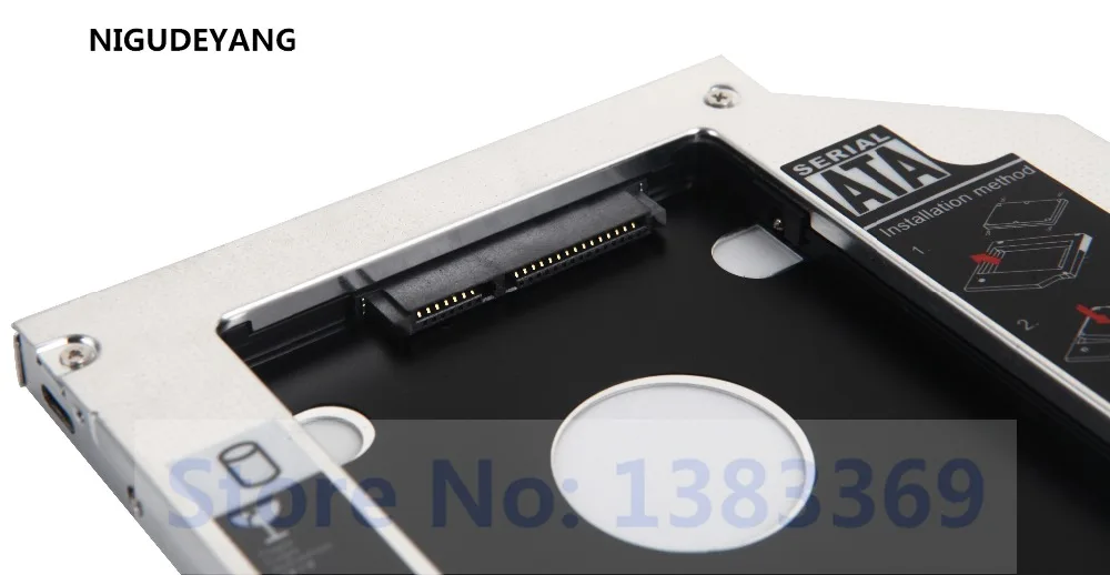 NIGUDEYANG 2nd HDD SSD жесткий диск Оптический отсек Caddy для HP PAVILION 17 f001dx f051nc|Корпус