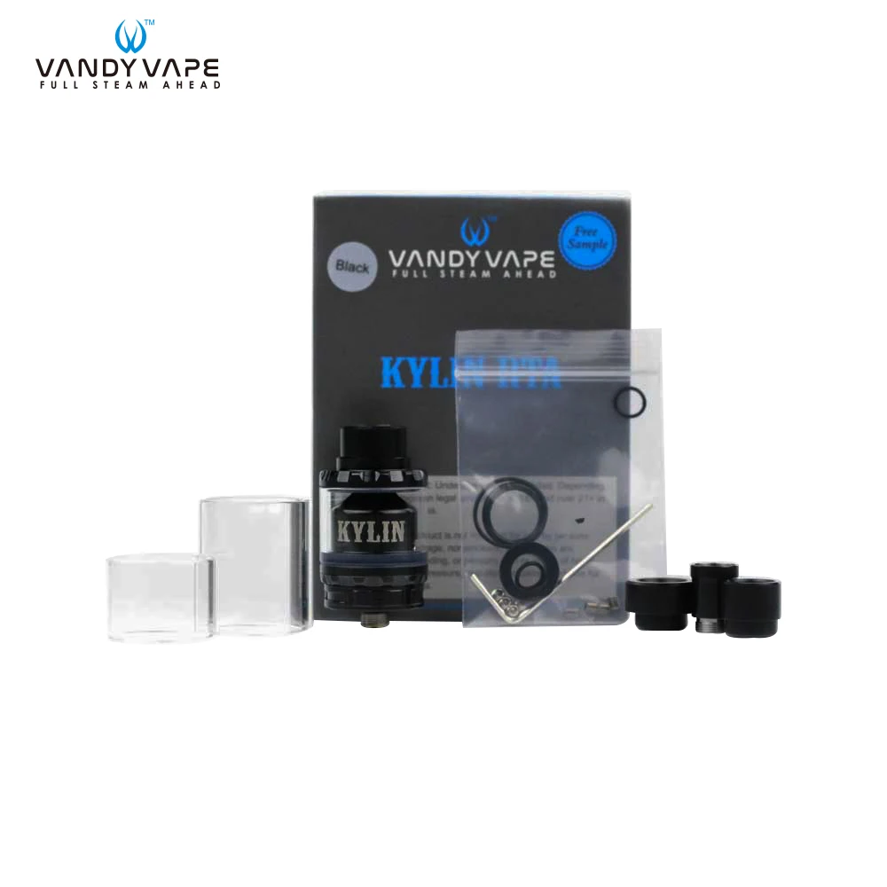 Оригинальный ВАНДИ Vape kylin RTA бак распылитель 6 мл и 2 с одной двойной катушки