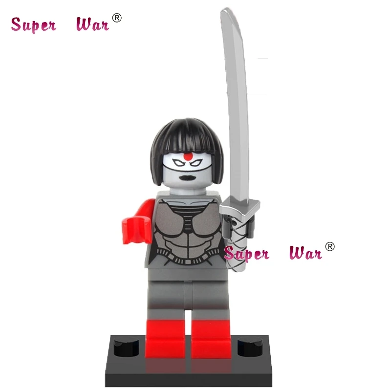 

Single Sale superhero marvel Suicide Squad Katana building blocks action sets model bricks toys for children