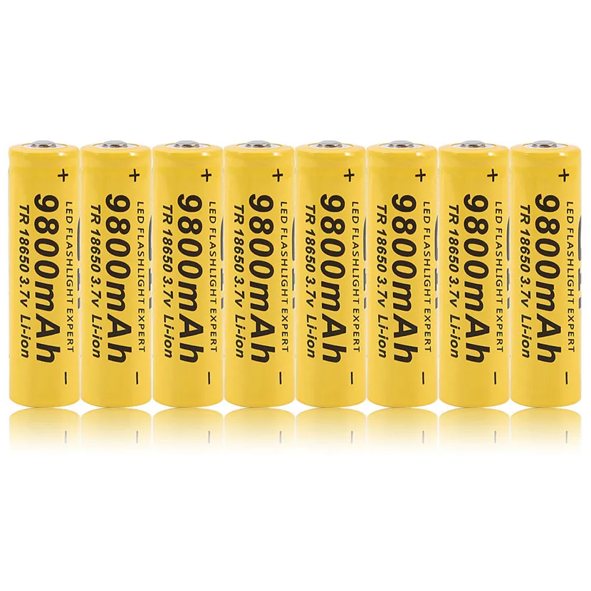 

HOT 8pcs/set Universal 18650 Lithium-ion Rechargeable Battery For Flashlight Torch Using