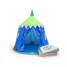 Детская палатка/игровая комната Детская Синий игры дома представляет палатку Детская замок