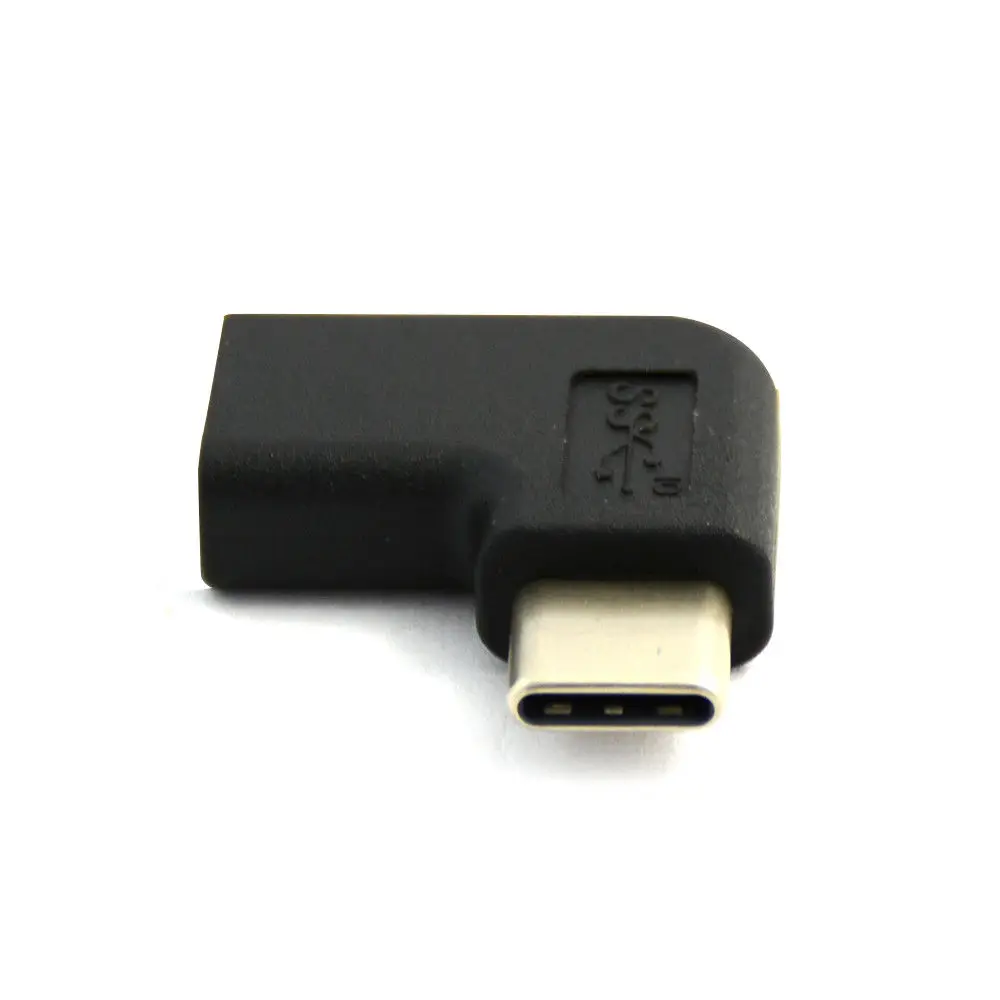 DANSPEED USB 3,1 Тип C Женский до 90 градусов угол Мужской адаптер конвертер Разъем USB-C адаптеры