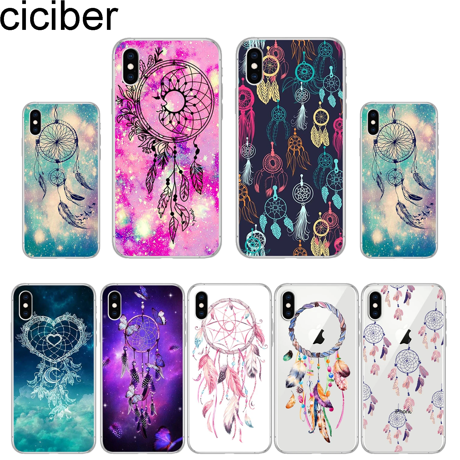 Ciciber Dreamcatcher чехлы для телефонов iPhone 11 Pro Max 7 8 6 6s Plus SE 5S Мягкий чехол из ТПУ X Xs XR XS |