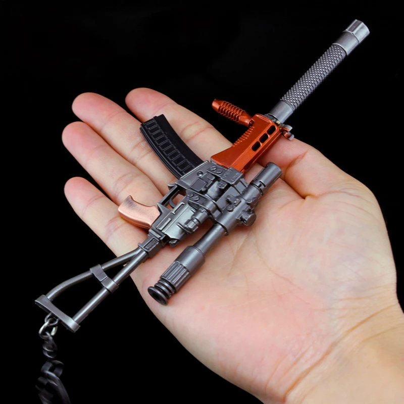 

sandblast gun prop sniper rifle barrett VAL 17cm riflescope sniper Alloy weapon gun collect for Battle game fan
