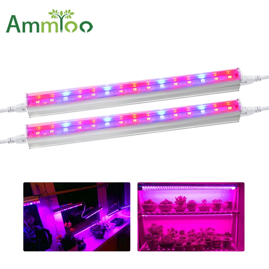 

Led Grow Light 85-265V T5 Tube LED Phyto Lamps Full Spectrum LED Grow Lights Hydroponic plant Seeding Fruit Flower Potted Plants