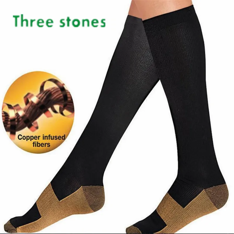 2 pairs/lot Hot Slae Varicose Vein Stocking Running Sports Knee High