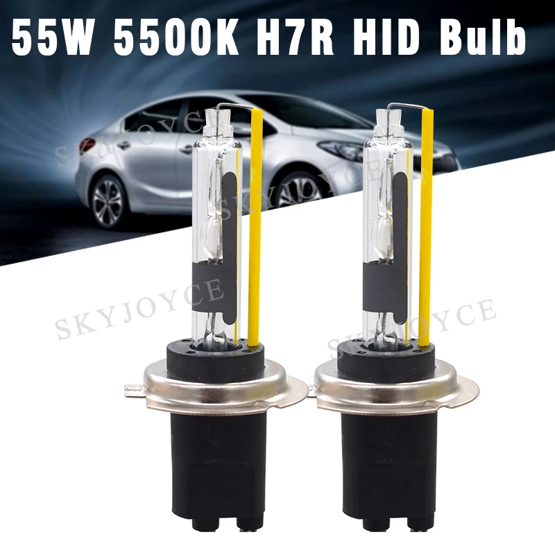 AC 55W светильник HID лампа супер быстрый яркий 5500K H7R для 35W балласт H7 комплект