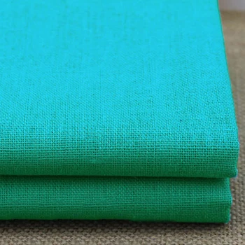 

100*140cm Lake Blue Curtain Cushion Craft Bag Clothing Fabric Cotton Linen