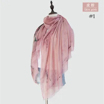

New lotus pattern viscose cotton scarf shawl women pashmina bandana muslim echarpe wraps muffler 10pcs/lot free shipping
