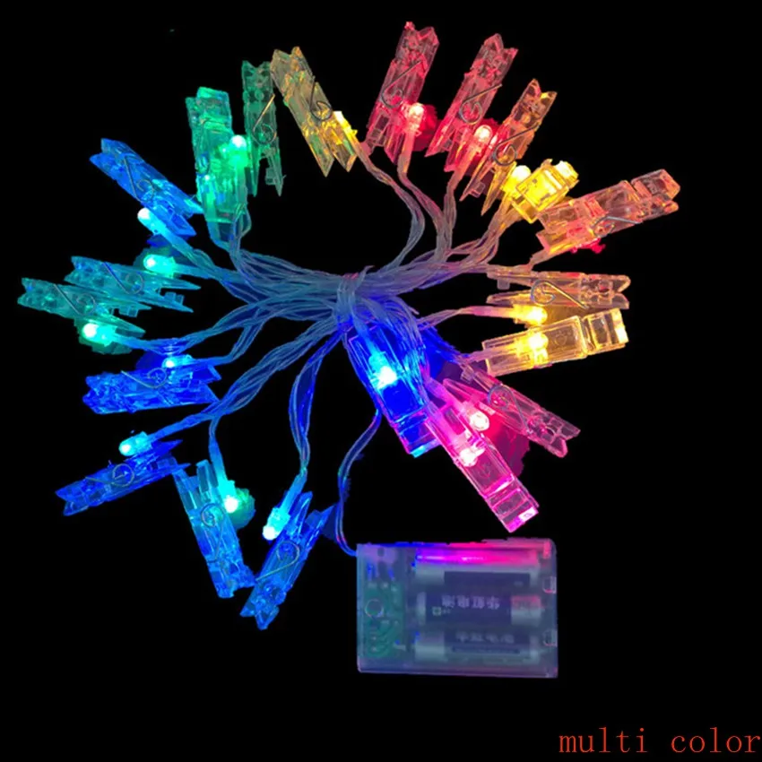 Рисунок 2 - Светодиодная гирлянда с зажимами для фотографий