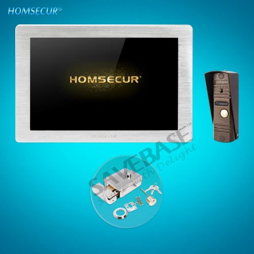 

HOMSECUR 4 Wire Video Door Phone Intercom System with 1.3MP Waterproof Camera BC011HD-C+BM714HD-S