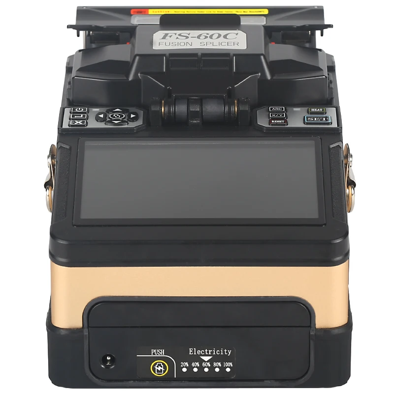 New pattern FTTH Fiber Optic Welding Splicing Machine Optical Fiber Fusion Splicer FS-60C