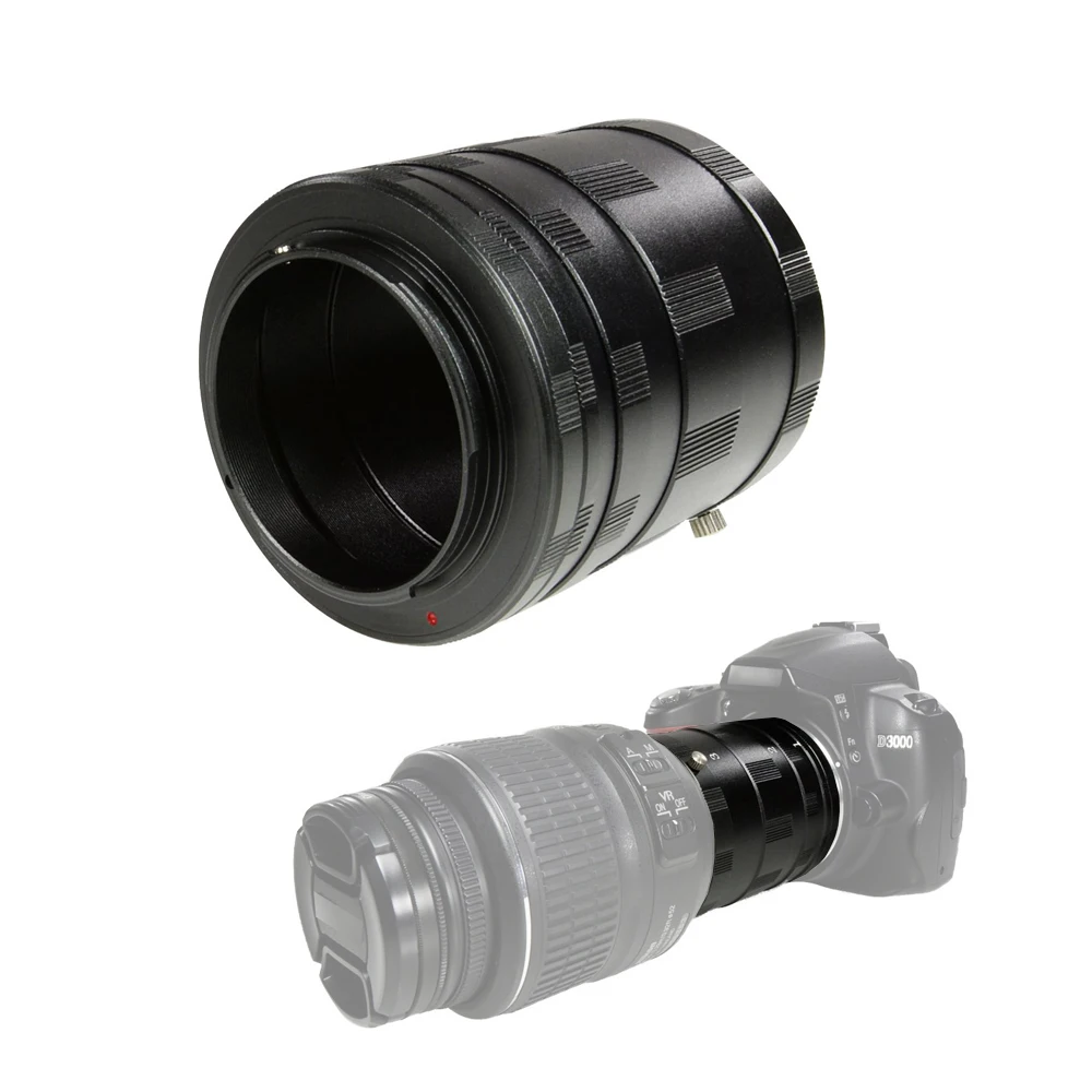 Макроудлинительный адаптер Трубное кольцо для Nikon F Mount D3200 D3300 D3400 D5200 D5300 D7500 D5500 D90