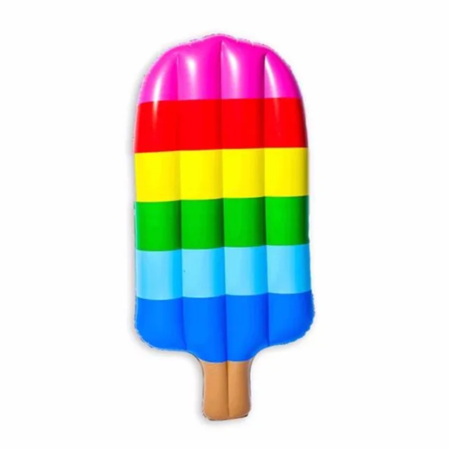 56 Inch Giant Inflatable Pool Popsicles Swim Float for Adult Water Toy Kickboard Floating Ice cream