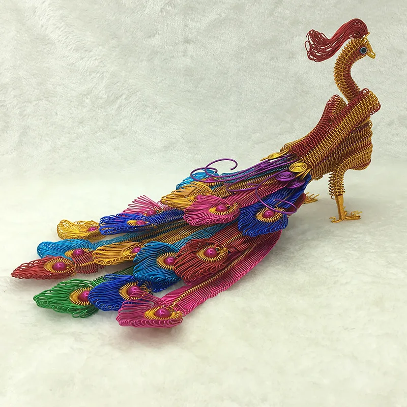 

Peacock Phoenix Model Creative Handicrafts Home Decoration Craft Gifts Collection Souvenirs