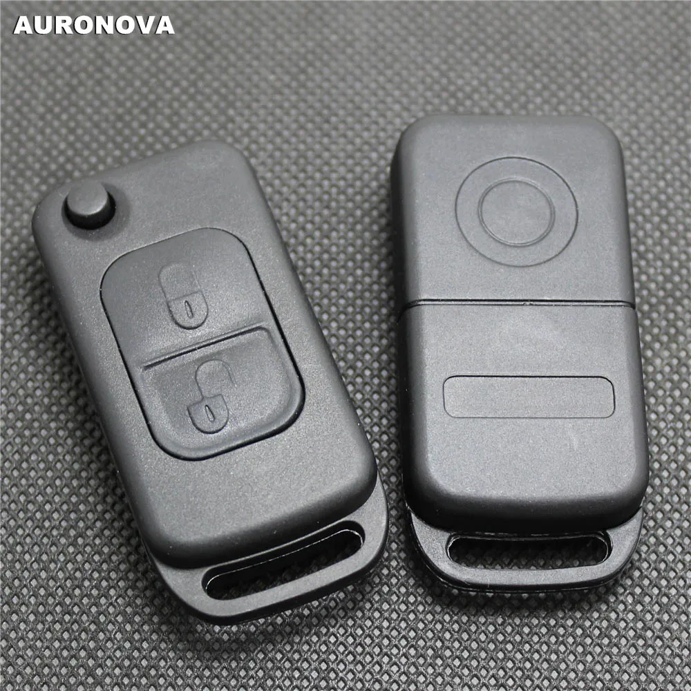 AURONOVA Новый Сменный Складной Корпус ключа для MERCEDES BENZ C E S ML W140 2 кнопки большая