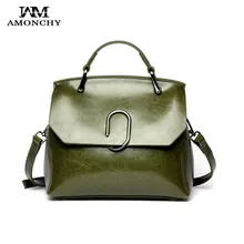 Modemarke Frauen Taschen Aus Echtem Leder frauen Umhängetaschen Paperclip Design Damen Handtaschen Lässige Totes T60