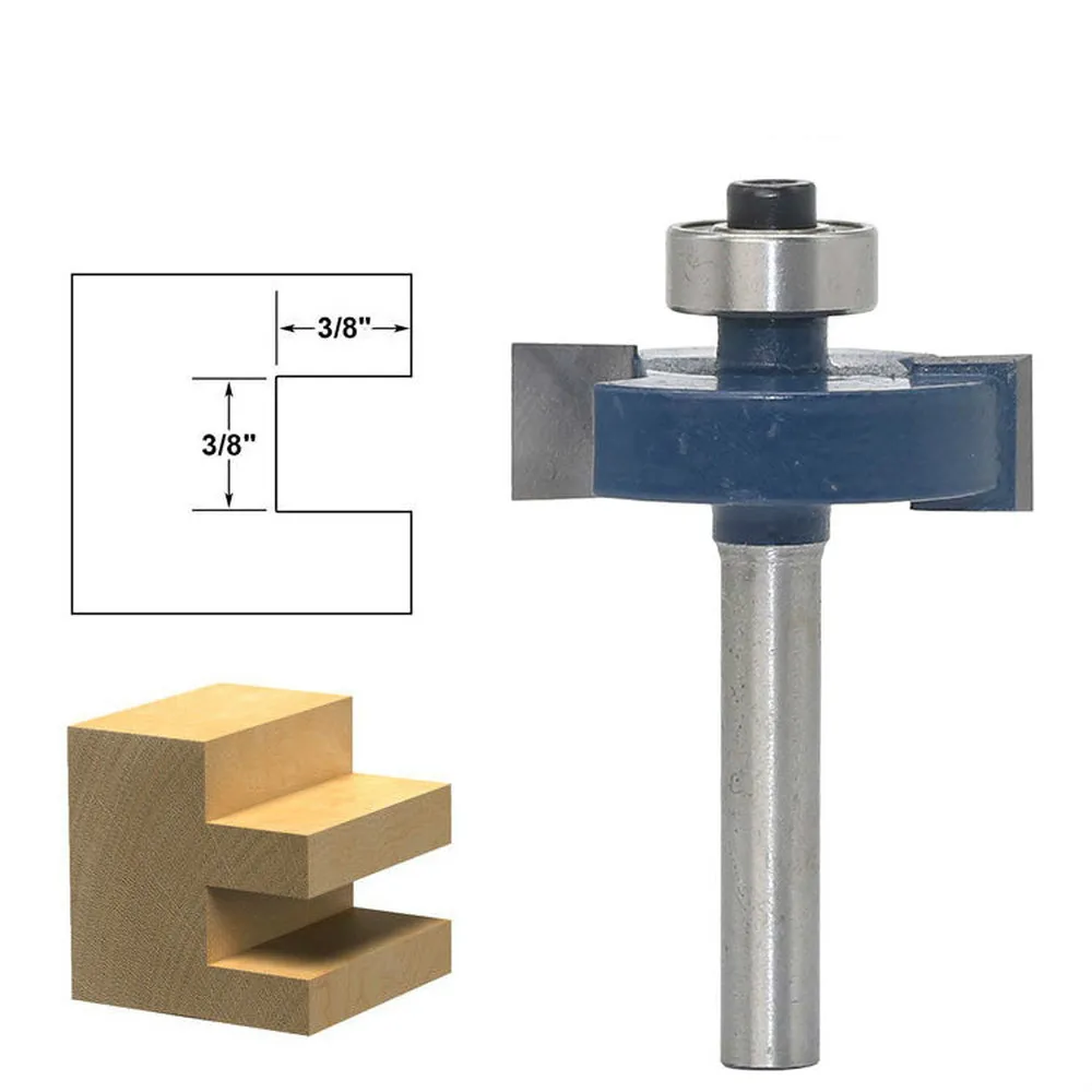 1/4 ручка деревообрабатывающий Фрезерный резак Электрический промышленный шаровой Т-нож деревообрабатывающий строительный щелевой Т-образный файл инструмент