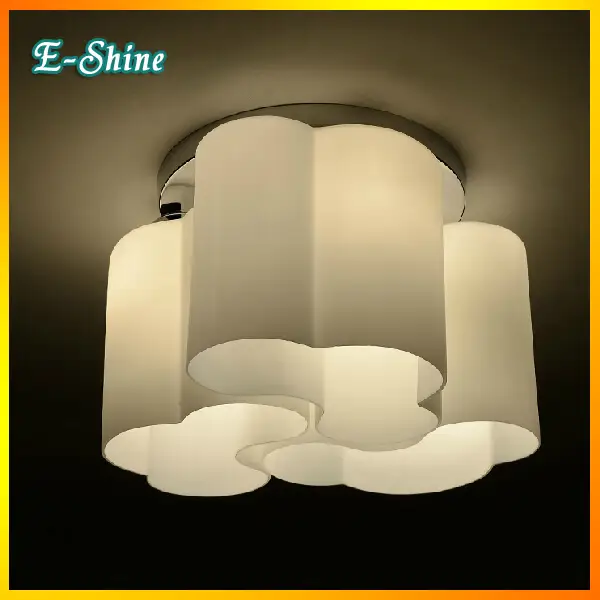 Online Shop New Sale Modern Flower Drum White Cloud Shade Led