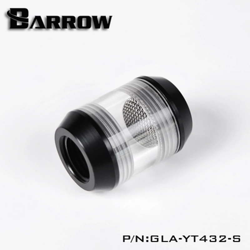 Barrow G1/4 &quotMini In-Line акриловый фильтр GLA-YT432-S черный белый серебристый золотой