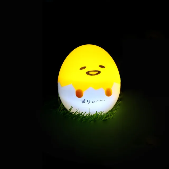 1piece Japanese Anime Gudetama Egg Light Up Children Toy Lazy Egg Yolk