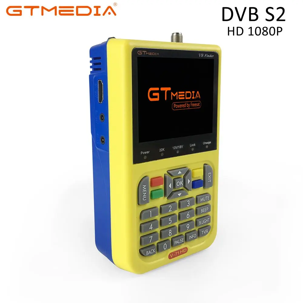 Freesat V8 Finder Digital Satellite Finder GTmedia V8 Finder HD DVB-S2 High Definition 3.5