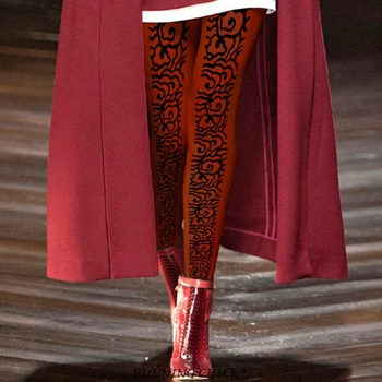 

Totem printed velvet pantyhose 140 thickness autumn and winter pantyhose