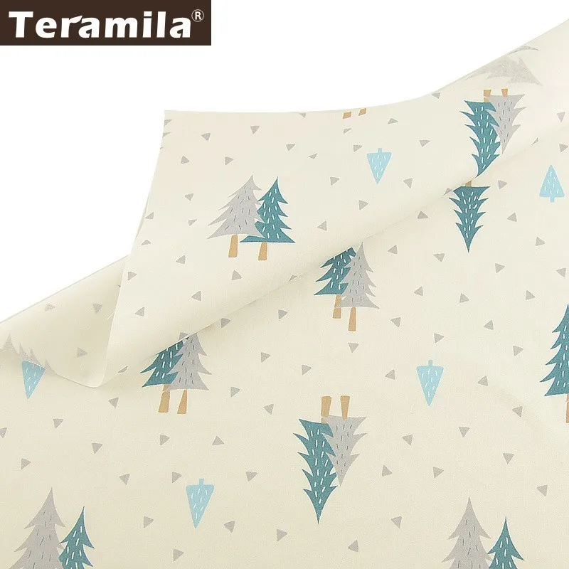 Teramila Telas Деревья Дизайн хлопчатобумажная ткань метр ткань для рукоделия ручной работы лоскутные одеяла платье Tissus простыня шторы