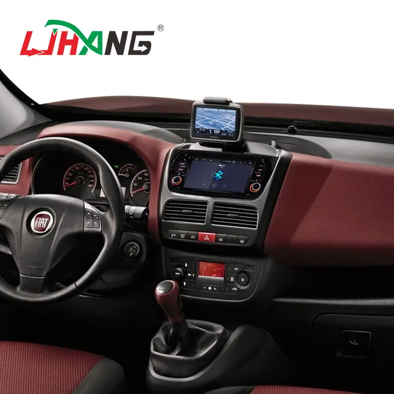 Excellent LJHANG 1 Din Android 9.0 Car Radio Multimedia Player For FIAT DOBLO 2010-2016 GPS WIFI Auto Head Unit Video Audio Stereo USB IPS 5