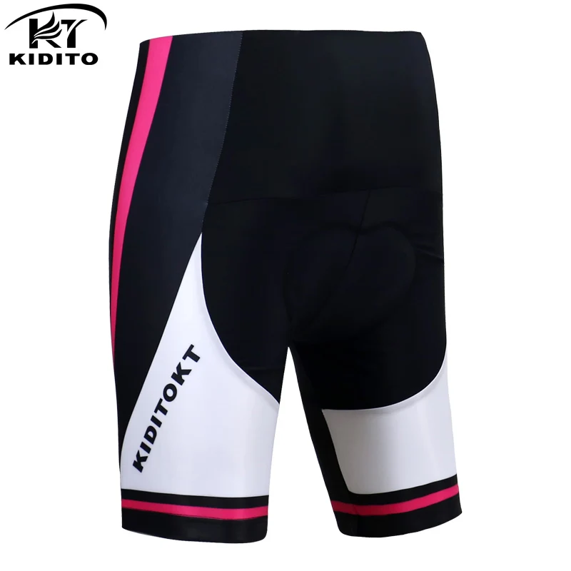 KIDITOKT женские велосипедные шорты с 3D гелевой подкладкой летние шорты для горного велосипеда с лямками нижнее белье для велоспорта гоночные велосипедные шорты - Цвет: Women Normal Pants