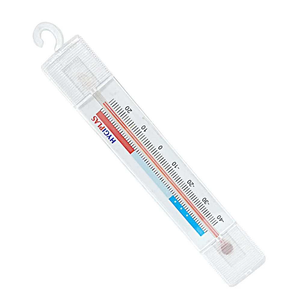 

With Hook Tool Portable Dial Refrigerator Thermometer Indoor Easy To Read Adhesive Measurement Freezer Gauges Kitchen Household