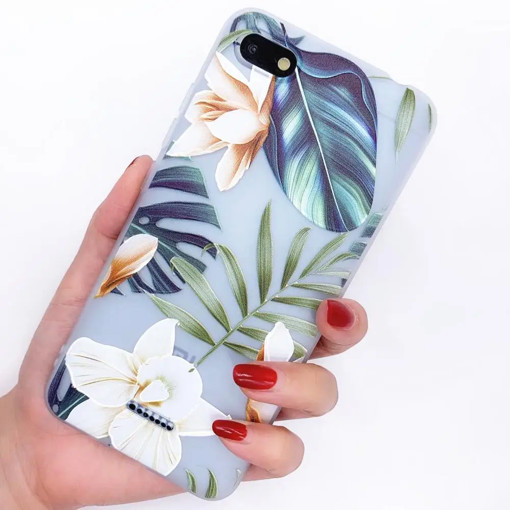 Чехол для Xiaomi Redmi 6a 15 цветов 3D узор новый дизайн мягкий силиконовый чехол из ТПУ