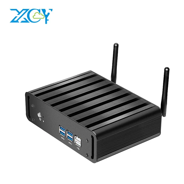 Best Price XCY Fanless Mini PC Windows 10 Intel Core i7 4610Y i5 4210Y Barebones Mini Desktop PC HDMI VGA WiFi Thin Client TV BOX THPC Best Price XCY Fanless Mini PC Windows 10 Intel Core i7 4610Y i5 4210Y Barebones Mini Desktop PC HDMI VGA WiFi Thin Client TV BOX THPC