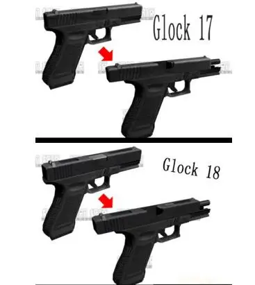 3D бумажная модель 18,2 см сборка Glock 19 пистолет игрушка ручной работы сделай сам обучение и образование реквизит подарок для детей A420