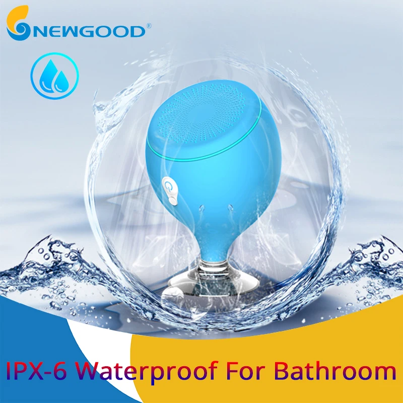 

Waterproof IPX6 Floating Speaker Bluetooth Portable Wireless Speaker Shower Speakers Sound box for Bathroom Swimming Pool Music