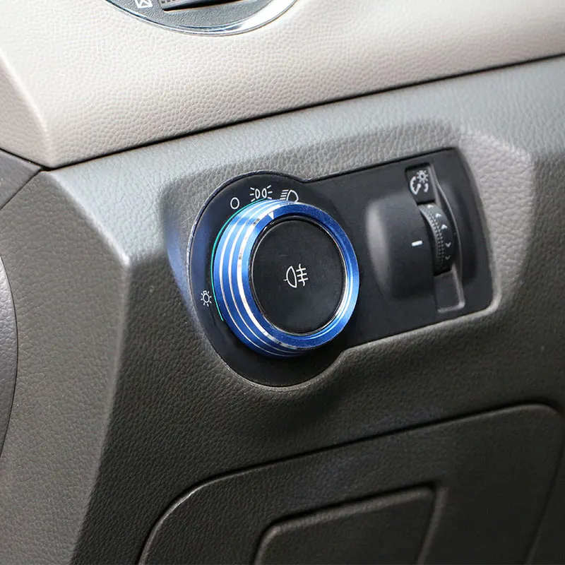 

Color My Life Stainless Steel Headlight Switch Knob Trim Fog Lamp Sticker for Chevrolet Malibu Cruze Trax for Opel Mokka ASTRA J