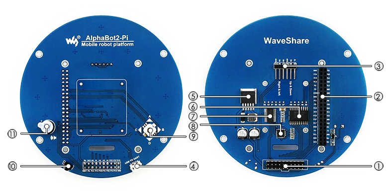 Raspberry Pi AlphaBot2-Pi Acce пакет робот строительный комплект для Raspberry Pi 3 Model B(no Pi)+ RPi камера(B)+ ИК пульт дистанционного управления