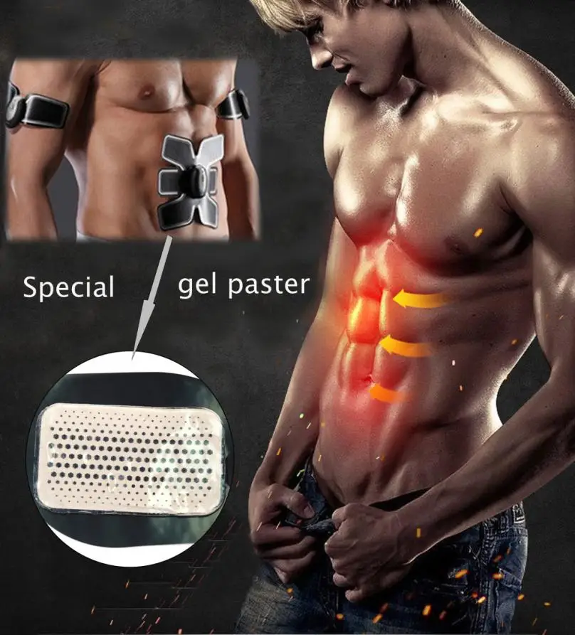 

3Set Pad Abdominal Exerciser Muscle Training Fitness Gear Fitpad Gel Pad