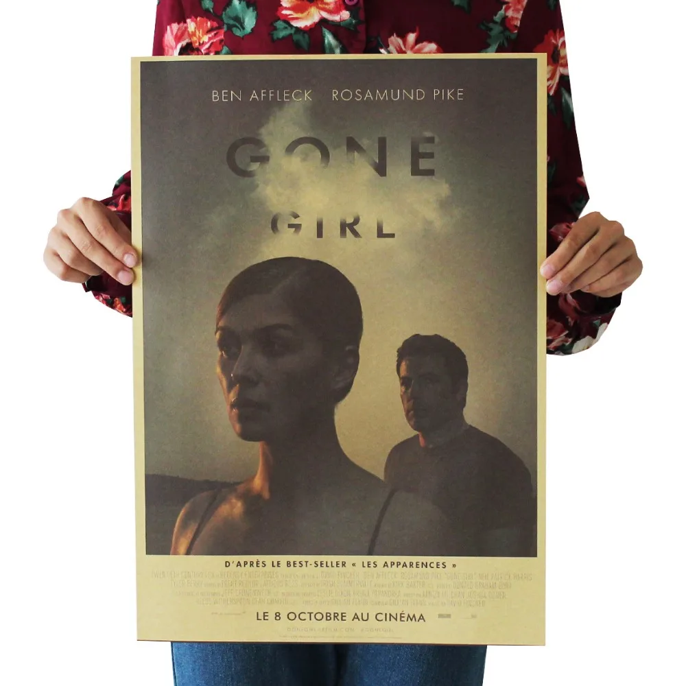 Gone Girl / David Fincher/классический постер фильма/крафт-бумага/бар постер/ретро