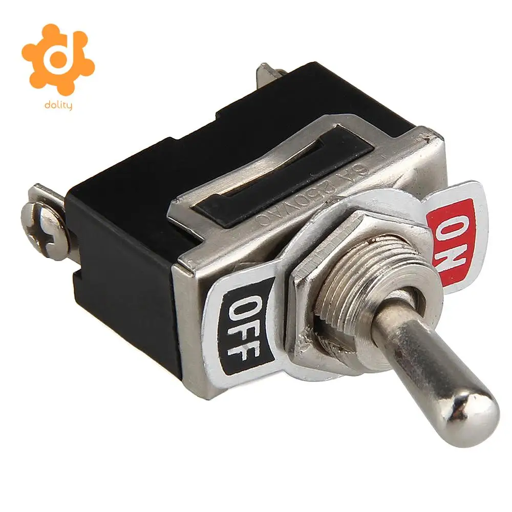 Generic Toggle Flick Switch  ON/OFF SPST Car Dash Light Dashboard 12V ON-OFF Switch SPST Single Pole Single Throw