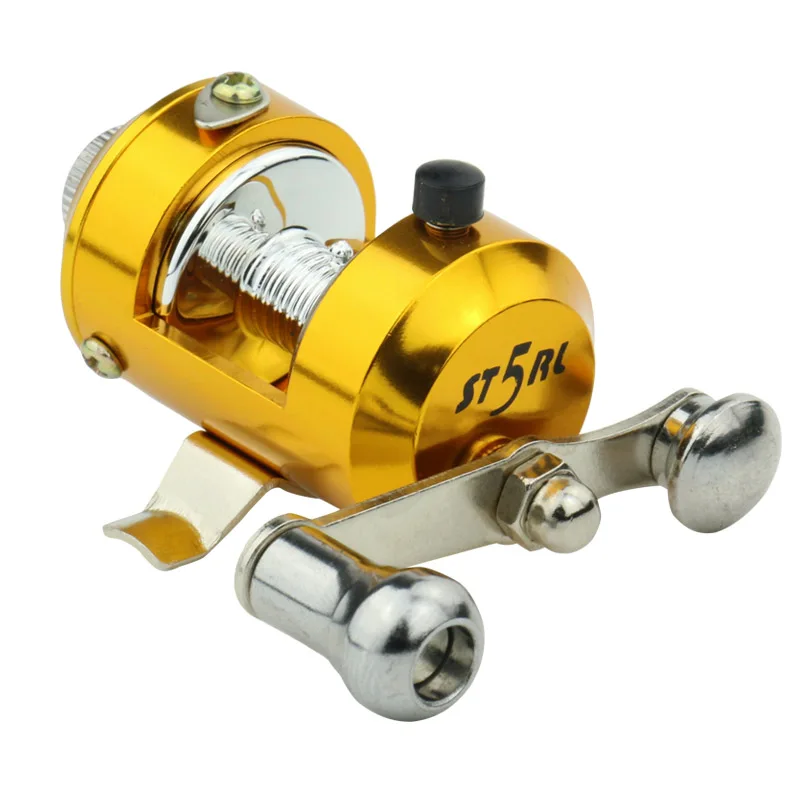 Mini Reel Bait Cast Drum Wheel Aluminum Alloy Drum Wheel Children