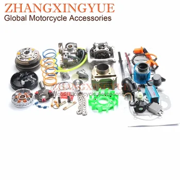 

47mm large aperture 80CC kit performance A9 cam CDI GY6 50cc carburetor of 139QMB 1P39QMA 6 colors high-performance muffler